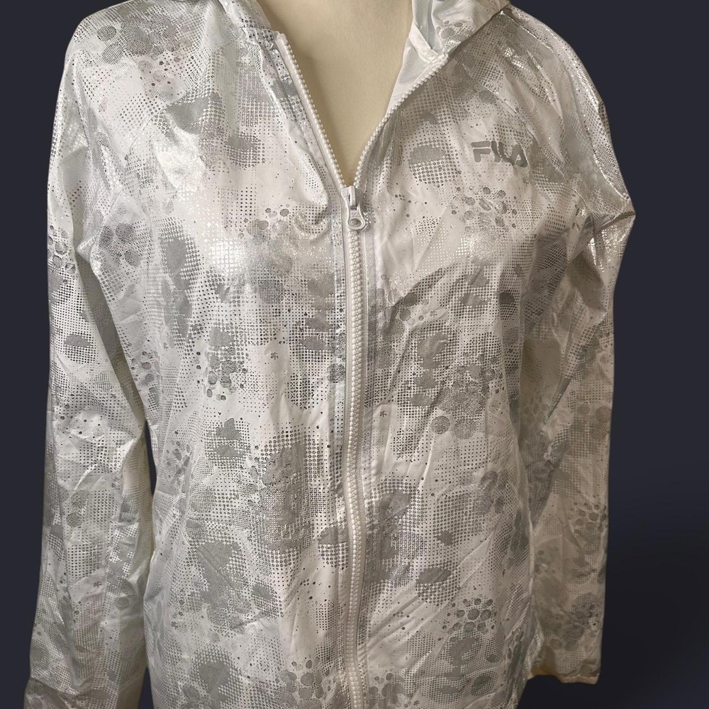 Fila Women's White Jacket size small NWOT windbreaker lightweight